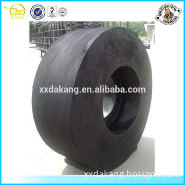 industrial solid rubber tyres in rubber raw material